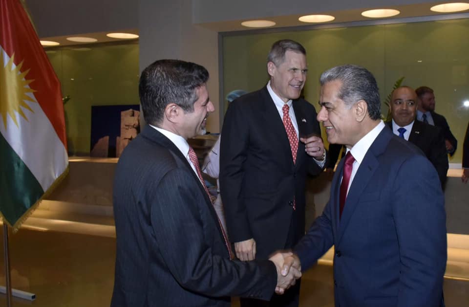 Senior Kurdish officials and US diplomats celebrate the 4th of July - America’s Independence Day - in Erbil, July 3, 2019. (Photo: Nechirvan Barzani's press office)